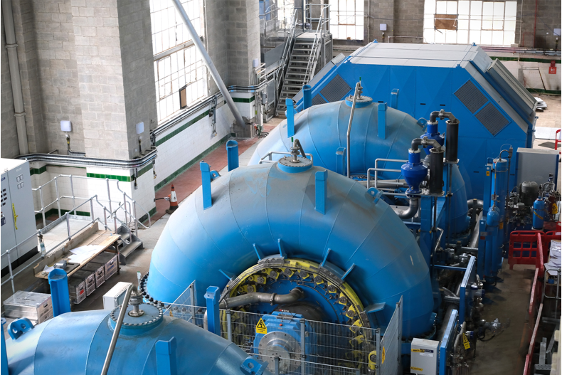 First New Turbine At Tummel Bridge Power Station Starts Generating Power (C) SSE RENEWABLES