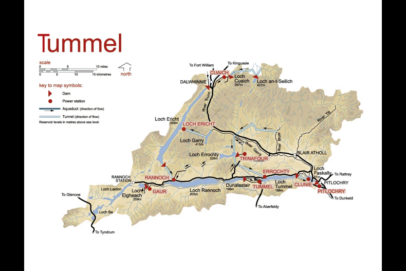 Tummel Map