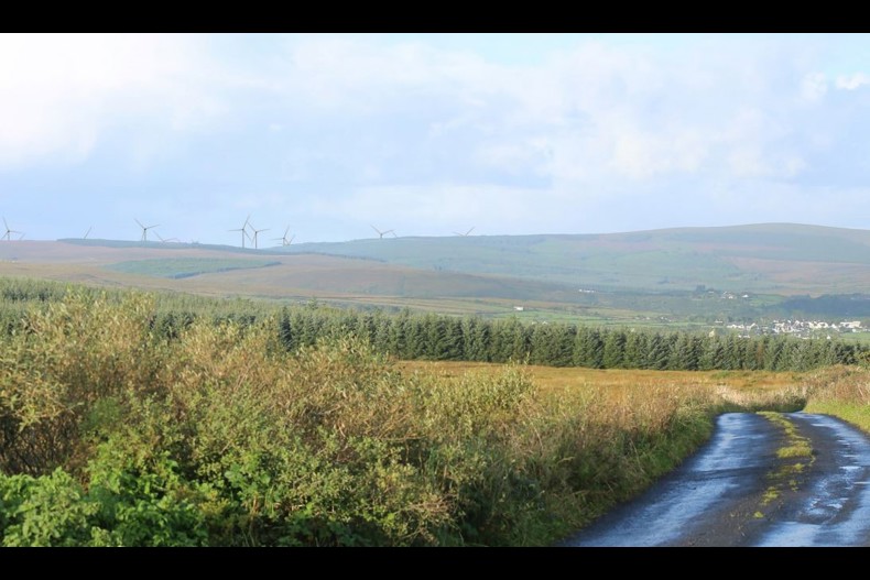 An Architect’S Visualisation Of The Proposed Glenora Wind Farm In North Mayo From Along The Western Way. Picture Source SSE Renewables