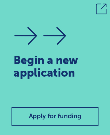 Begin a new application (Tick box to open in new tab)