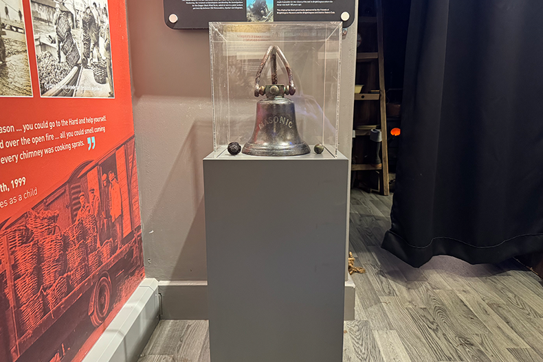 The Masonic Bell Has Been Welcomed To Its New Home At Brightlingsea Museum (2)